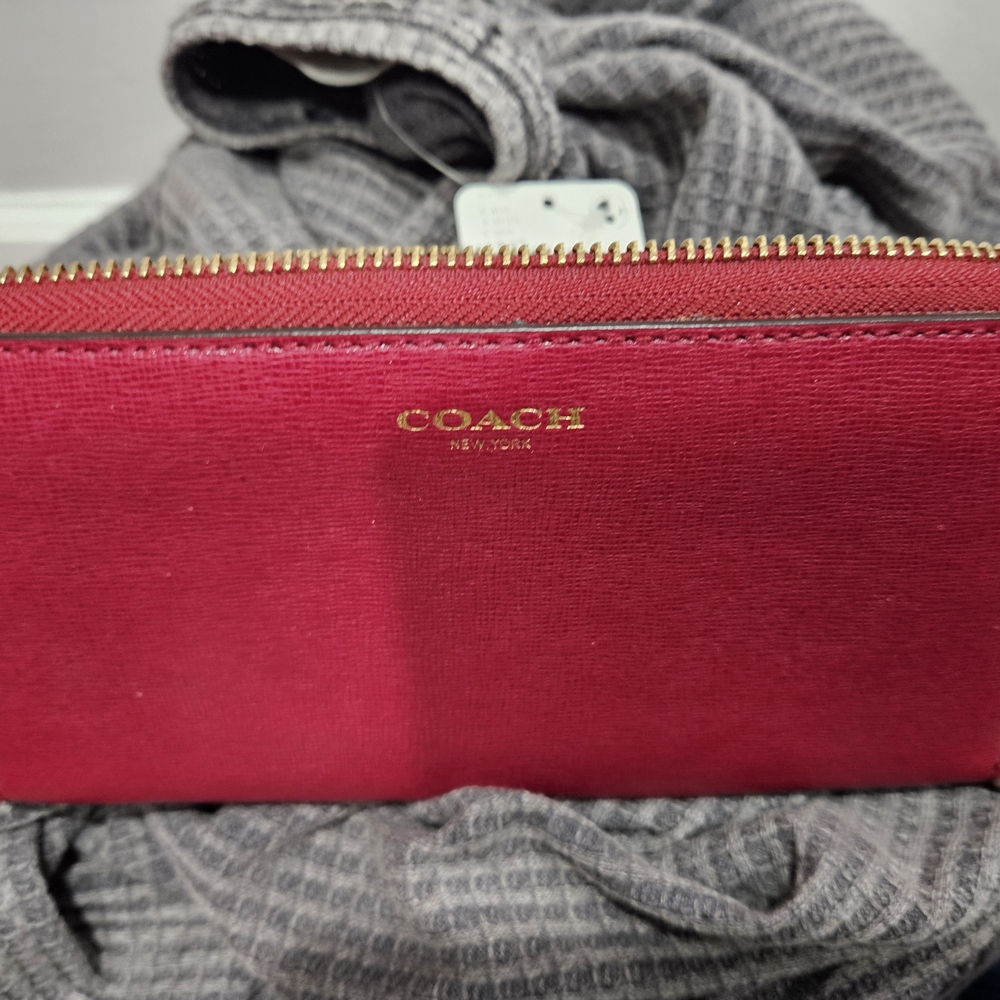 Coach Red Wallet